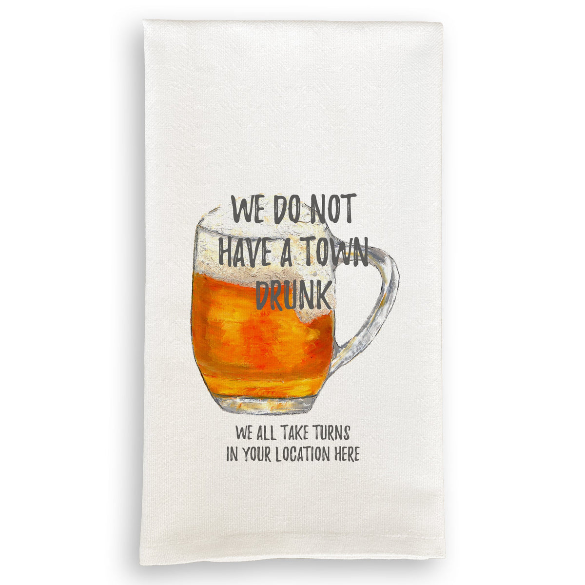 Town Drunk with Location French Graffiti