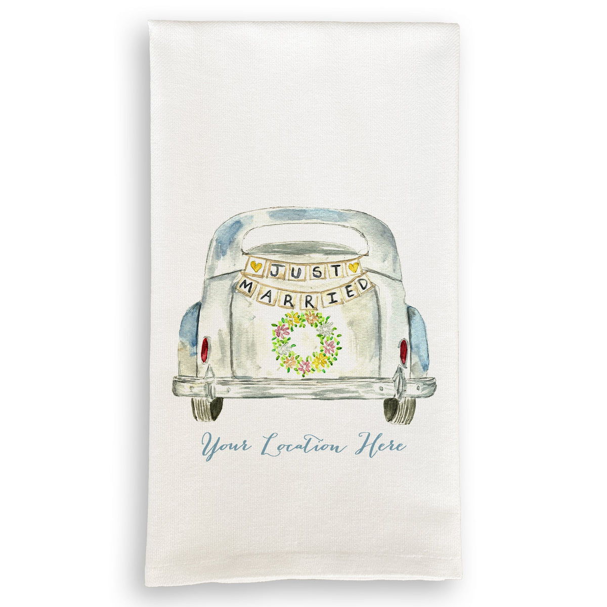 Just Married Car with Location – French Graffiti Just Married Car with Location – French Graffiti