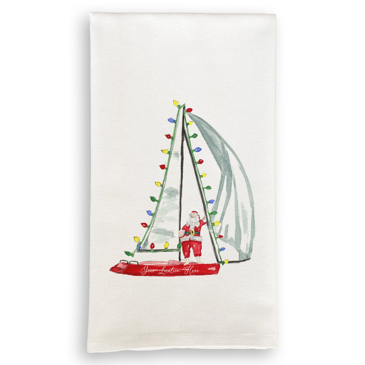 Sailing Santa with Location – French Graffiti