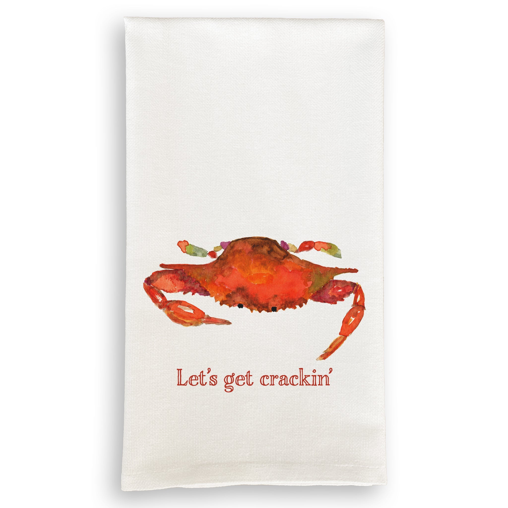 Red Crab with Quote – French Graffiti