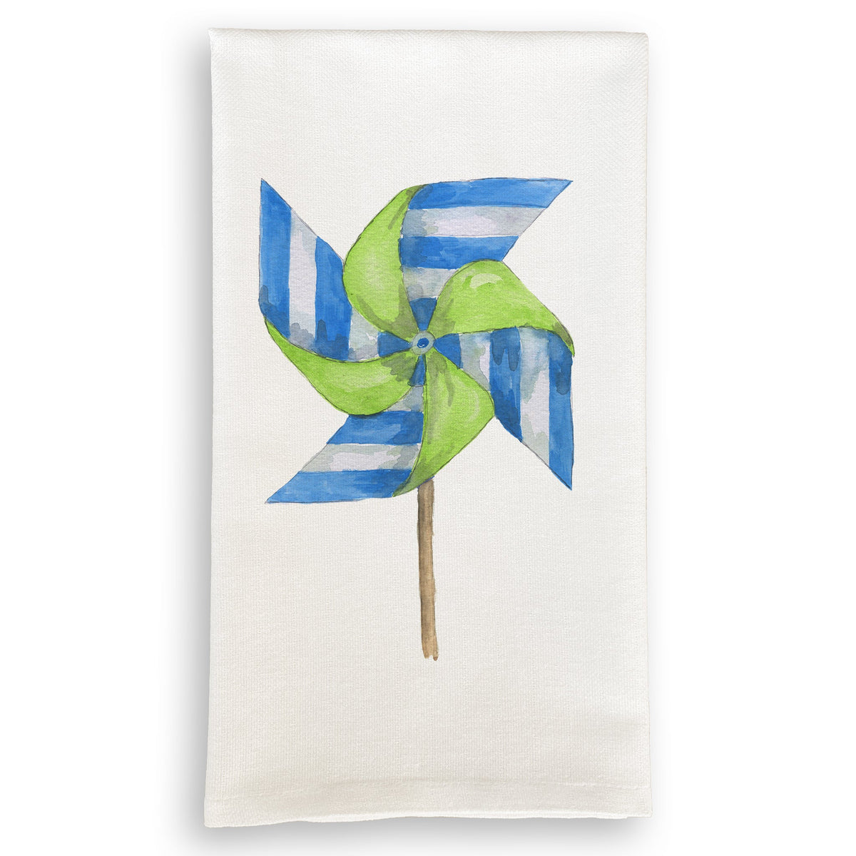 Blue and Green Pinwheel β French Graffiti