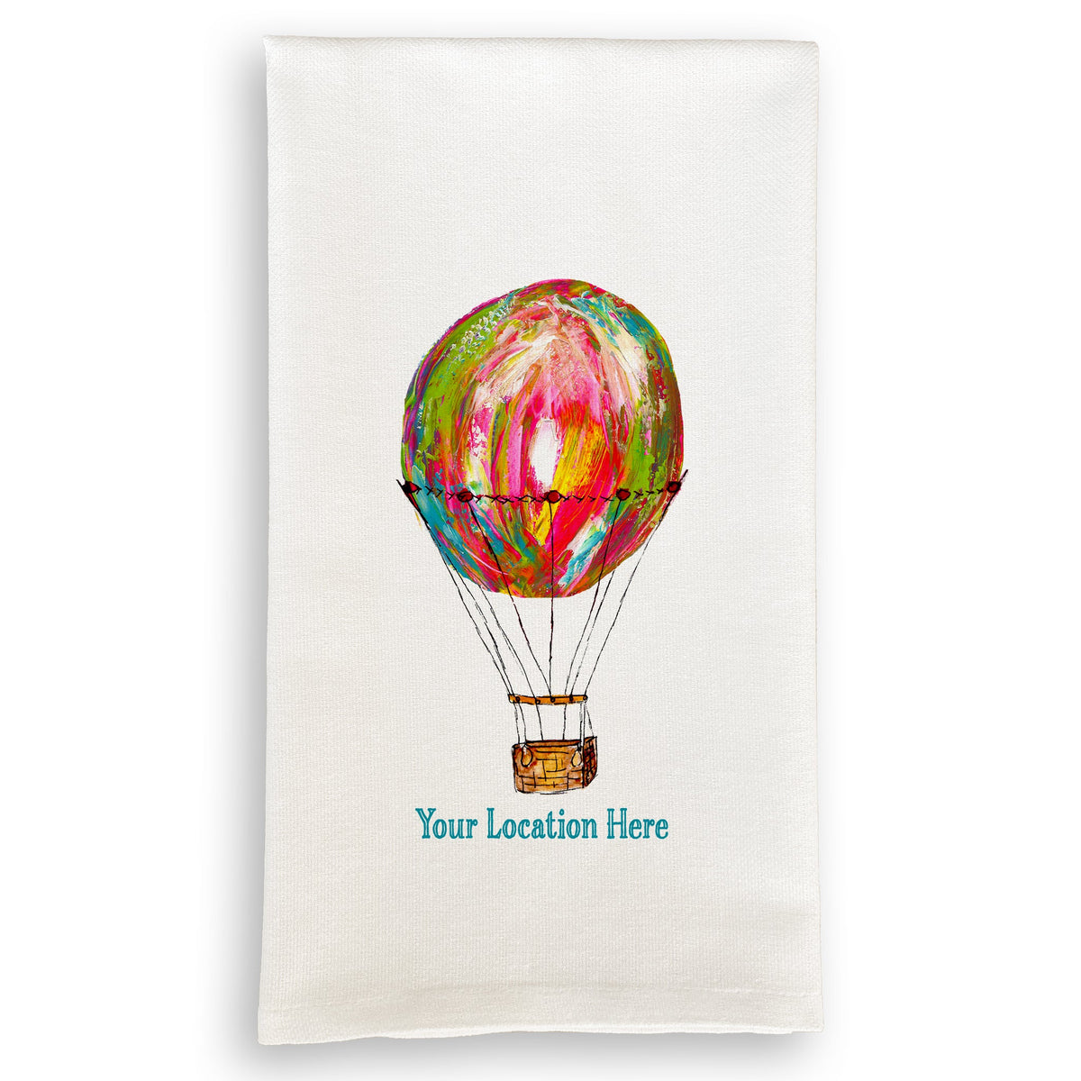Hot Air Balloon with Location – French Graffiti