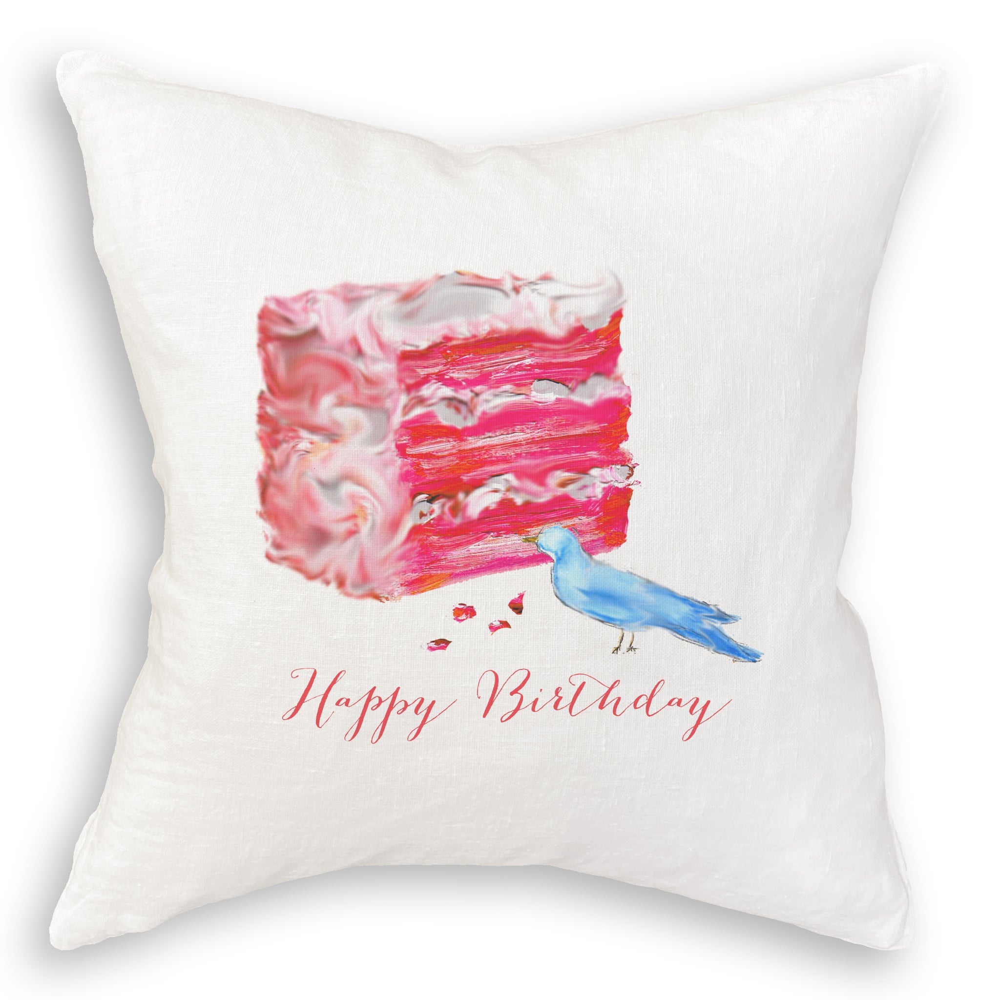 Amazon.com: Sweet birthday cake, happy birthday to me Throw Pillow : Home &  Kitchen